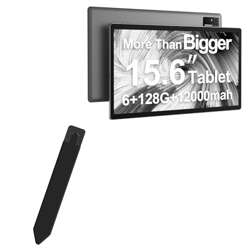 BoxWave Stylus Pouch Compatible with MESWAO Tablet 15. in Android 13 Tablet (MES-B3) - Stylus PortaPouch, Stylus Holder Carrier Portable Self-Adhesive - Jet Black