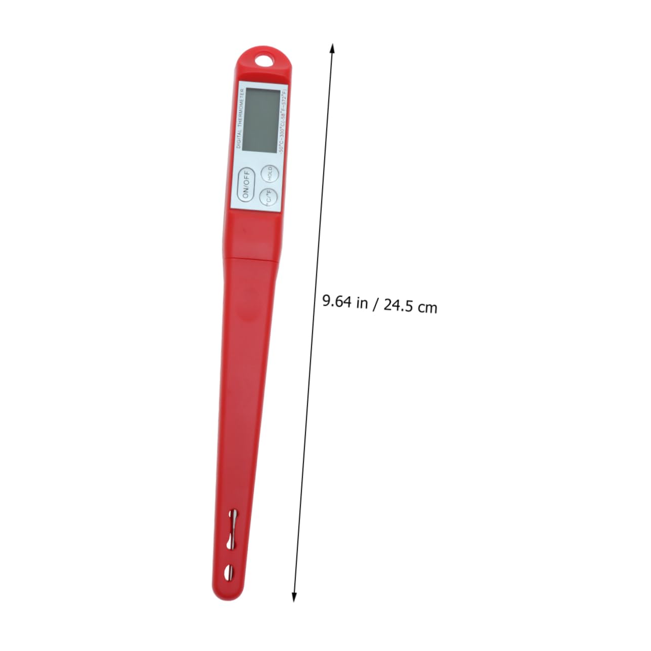 Ciieeo 3piezas Digital De Cocina Sonda De Inoxidable Para Carnes y Alimentos Lectura Instantánea Herramienta De Cocina Para Bbq y Uso Doméstico Rojo