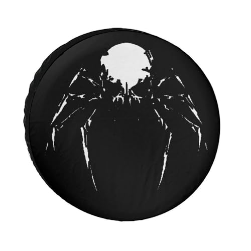 Skull Spider Spare Tire Cover Oxford Waterproof Wheel Protectors Universal Car Accessories 24inch