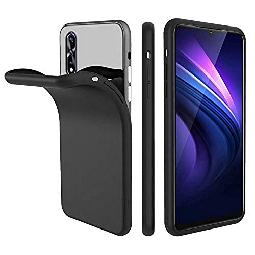 Image of Mobile Back Cover Case for Vivo Z1X (Silicone Case|CameraProtection|Black SC1510)