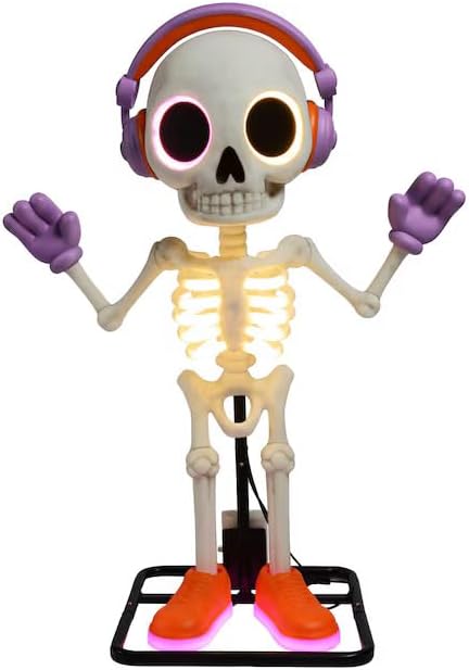 3-ft Lighted Party Skeleton Motion Activated Animatronic