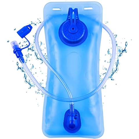 KUYOU Hydration Bladder 2 Litre Water Reservoir, Upgraded Leak Proof Water Bladder Bag for Cycling Hiking Camping Biking Running Cover