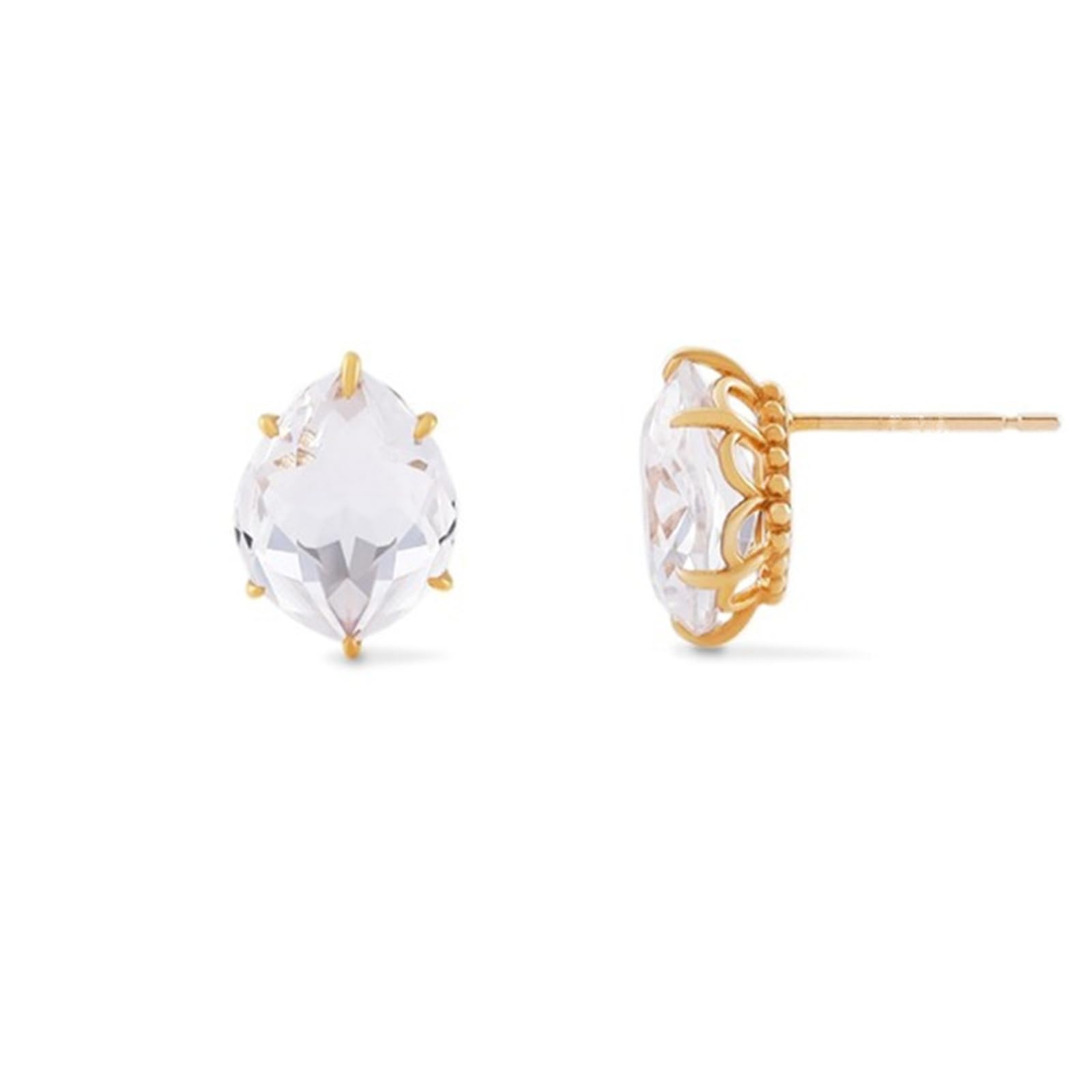 Pendientes de oro auténtico para mujer