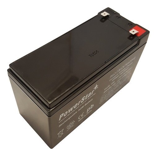 12 Volt 7 Amp Hour Sla Alarm Battery For Np7-12 - 3 Year Free Replacement Warranty Powerstar #TOP5