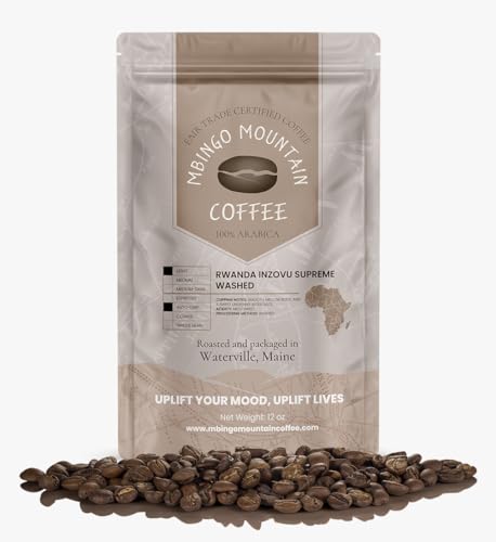 Rwanda Inzovu Supreme Washed Medium Roast Whole Beans 12 oz