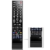 リモコン テレビ for 東芝 regza レグザ-代替リモコン - CT-90348 Toshiba RE1S H1 HE1 R1 RE1/2 H1S ラインのテレビに対応 (説明書なし)