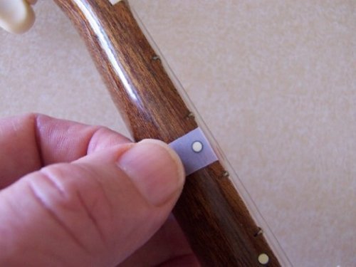 Classical Guitar Fret Markers - Dry Transfer Small Ivory Dots From Rosette #TOP1