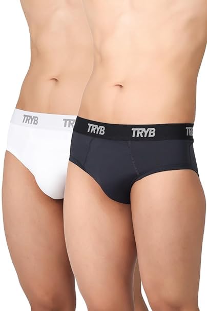 Image of TRYB Supporter for Cricket | Sports Underwear for Men | Stretchable Active Supporter Briefs | Pouch for Abdominal Guard | Light Weight, Breathable & Quick Dry | Gym Sports Innerwear Brief