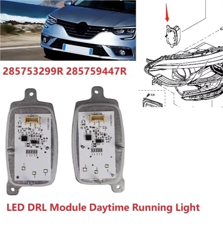 Unidad Control DRL Megane IV Módulo Faros Delanteros Calidad Original OEM 3