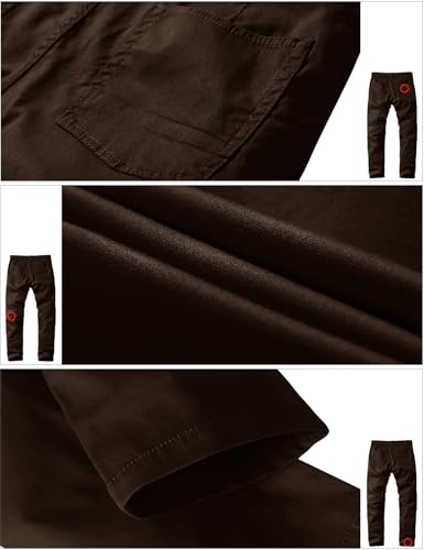 Image of Match Men's Regular Fit Comfort Stretch Casual Chino Pants