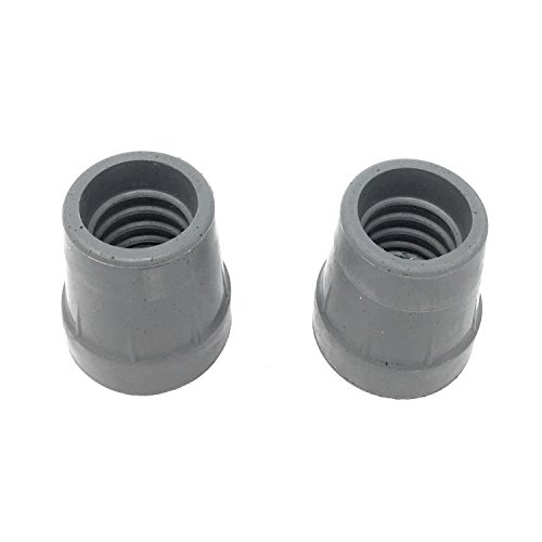 PCP Replacement Cane Tips, Grey, 1 Inch