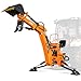 MechMaxx 9' Tractor Backhoe Attachment with Hydraulic Thumb, 15