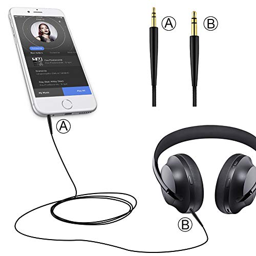 Vervangende audiokabel compatibel met Bose 700/QuietComfort QC35 II / QC35/QC25/Soundtrue/SoundLink/OE2 headsets… - Afbeelding 5