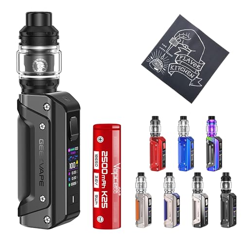 �y3/S100�z GEEK VAPE Aegis SOLO 3 S100 �M�[�N�x�[�v �C�[�W�X �\�� 3 �o�b�e���[��FlavorKitchen�I���W�i��VAPE�N���X����/VAPE(�x�C�v)���� �X�^�[�^�[�Z�b�g (Black)