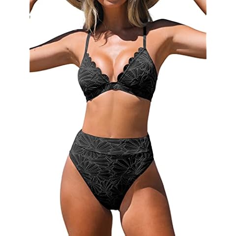 CUPSHE High Waisted Bikini Set Cover