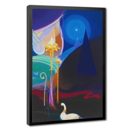 Toile Agnes Pelton Ahmi en Égypte pour créer un coin de sérénité et d'évasion dans votre bureau