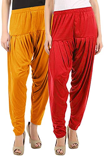 Image of Buy That Trendz Patiala Salwar for Women Viscose Patiala Pant Combo
