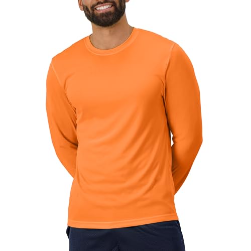 Image of Hanes Sport Men's Long-Sleeve T-Shirt Pack, Cool DRI Moisture-Wicking Performance T-Shirts, Performance Tee, 2-Pack