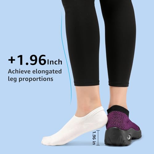 Image of HKR Women's Walking Shoes with Arch Support Lightweight Slip On Sneakers for Plantar Fasciitis