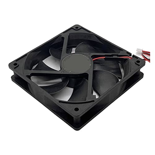 ICOSAR Soplador de aire 3 piezas ventiladores de plástico negro 3010 DC 24V 12V 5V 2PIN Ventilador de refrigeración 30 * 30 * 10MM Ventilador enfriador para extrusora DC Cooler Blower Part (Color : 3