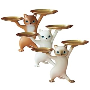 Generisch Katzen Bonbonservierer Dekorative Tabletts