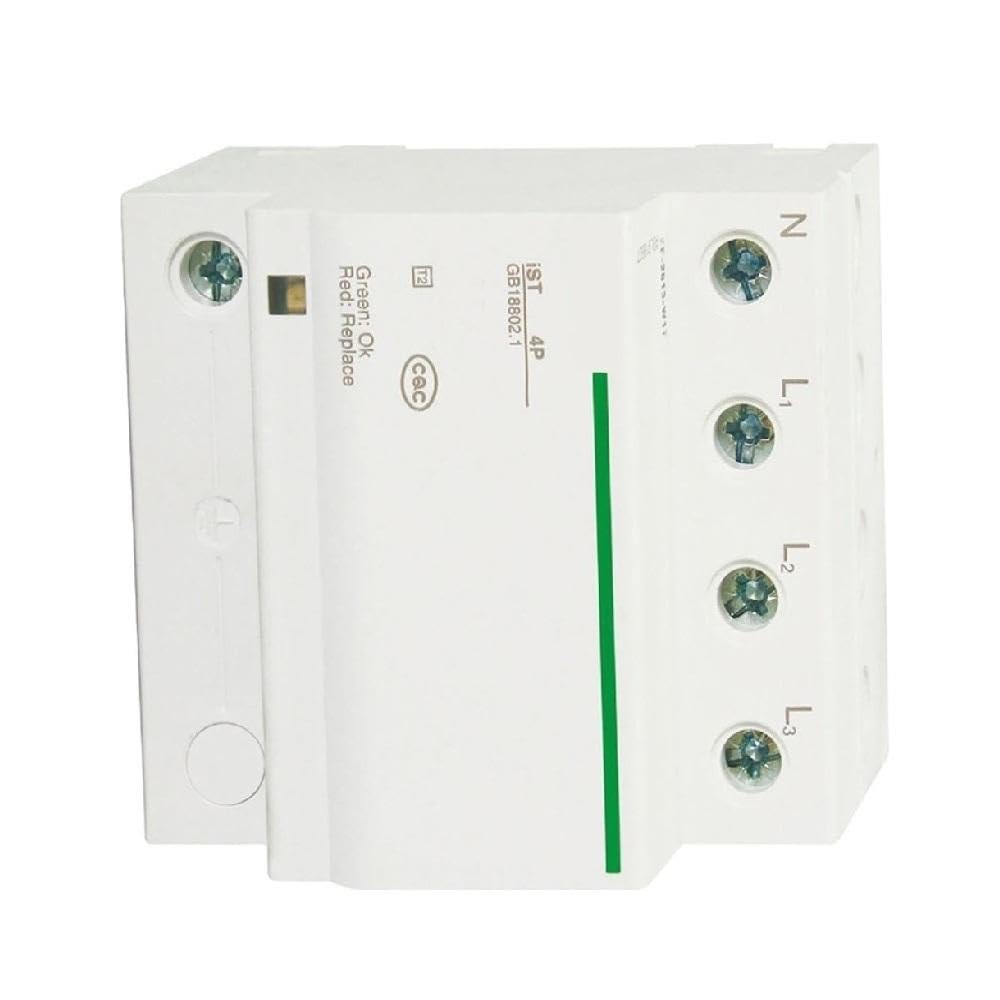 IST 40r 4P A9L916616 4P | 40 KA | 20 KA | Protector Contra Sobretensiones T2 De Clase Fija IST De 1,5 KV Proteger equipos eléctricos.