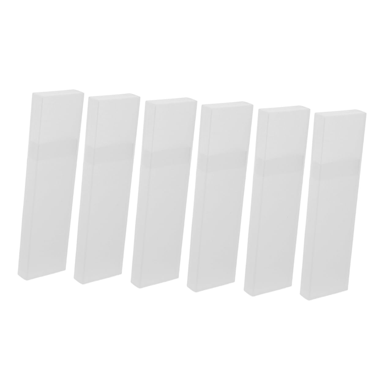 NOLITOY Tongue Scraper Storage Container 6pcs Plastic Holder Lid Portable Organized for Travel Use