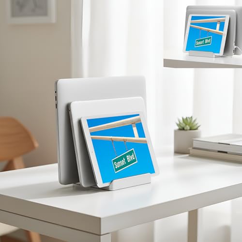 Geecol 調整可能な幅のアルミ製4in1ノートパソコンスタンド の商品画像 1