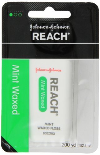 Reach Wax Floss Mint 200 Yd - Pack of 5