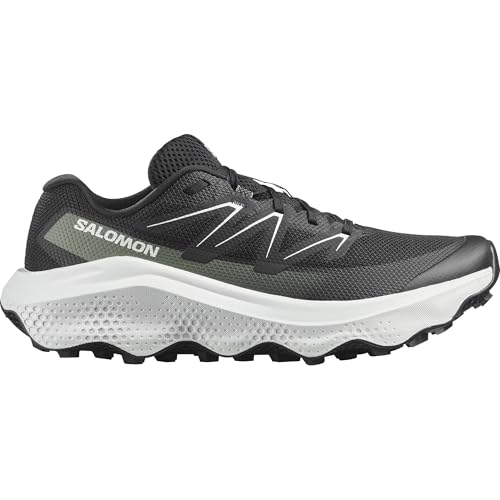 Salomon hombre Ultra Flow 2, zapatillas de trail running versátiles y cómodas, perfectas para excursiones y trail running en aventuras al aire libre, En blanco y negro, 44