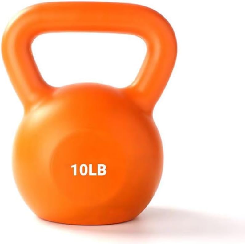 Kettlebell Grip Professional Grade 10lb 4.5kg for Women and Men Push up Bodybuilding Weightlifting Fitness Exercise Repetition Full Body Workout Home Gym Strength Competition Training Anti-slip Handle