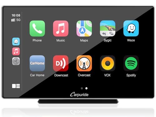 Carpuride 2024 Newest Upgrade 9 Inch Touch Screen Portable Wireless Carplay Android Auto Car Radio...