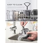 QCen Juicer Machine, 500W Centrifugal Juicer Extractor with 3” Wide Mouth Feed Chute for Fruits & Vegetables, Easy to Clean, Stainless Steel, BPA-Free - Image 4