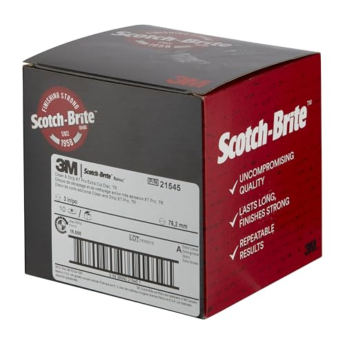 Disco Roloc Clean and Strip XT Pro Extra Cut 3M Scotch-Brite A XCRS 76mm 3