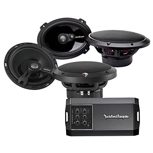 Amazon.co.jp: Rockford Fosgate T400x4AD 4チャンネルアンプ + (1