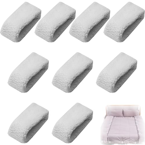 9 PCS Attache Couette,Pince Drap Housse sans Aiguille,Enfile Couette,Pince Couette,Attaches De Couette,Pince Housse de Couette,pour Fixes Housses de Couette,...
