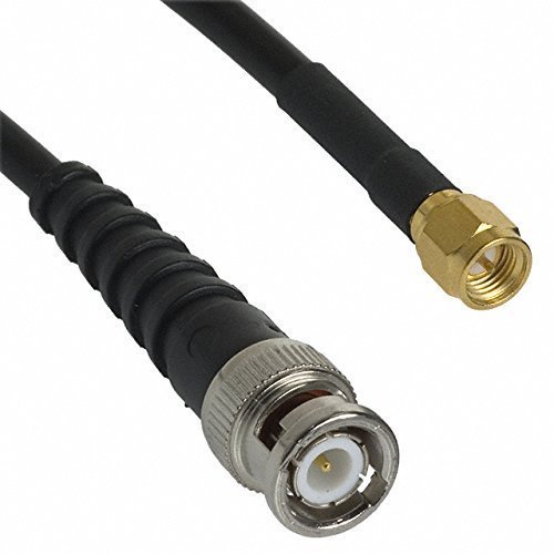 2600mm (8.5ft) RG-58 SMA Male Plug to BNC Male Plug Coaxial RF Cable 50 Ohm Ships Fast from United States!