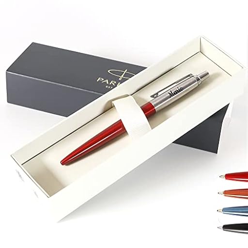 Bolígrafo Parker Jotter Bond Street personalizado + caja de regalo | Diseñe un regalo realmente único | Grabado con láser - rojo | Ya disponible en tu tienda friki favorita! En mundofriki.es!