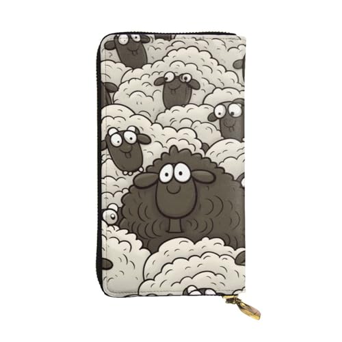 Portefeuille ultra fin homme femme porte-cartes crédit zippé en cuir synthétique