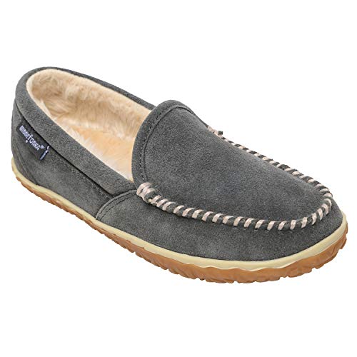 Slippers ajustés Minnetonka Women's Tempe Suede pour soulager les pieds larges en taille 10 W