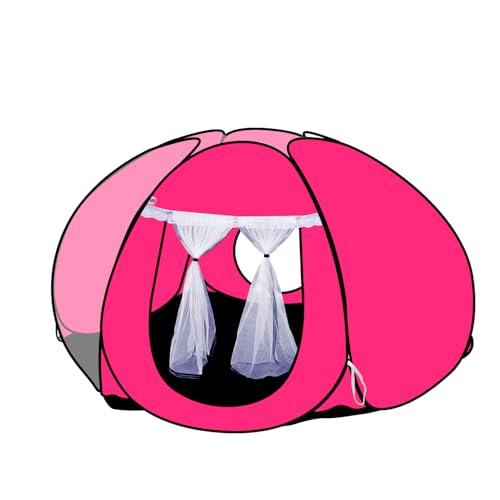 Image of SILVER SHINE Foldable Delightful Patterns Popup Kids Play Tent House for Multi Purpose|PlayTent House for up to 10 Year Old Kids Girls&Boys|Mosquito Net Design Tent for Kids