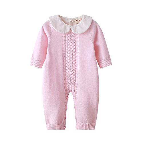 Baby & Little Boy Girl Peter Pan Collar Knit Sweater Romper Outfit Clothes Twin Baby Clothing Jumpsuit Boutique 0-18M Baby & Little Boy Girl Peter Pan Collar Knit Sweater Romper Outfit Clothes Twin Baby Clothing Jumpsuit Boutique 0-18M