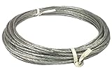 50' Hank of 6/20 Plastic Coated Guy Wire for Antenna Mast - 20 Gauge - Down Guy