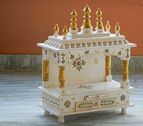 Kamdhenu Art and Craft Wooden Temple/Home Temple/Pooja Mandir/Pooja Mandap/Temple (8)