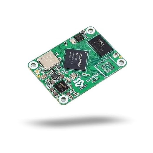 LUCKFOX Core3566102000 Module, Features Rockchip RK3566 Quad Core Processor, with 2GB LPDDR4 SDRAM Memory, Dual Band(2.4GHz/5.0GHz) WiFi, BT5.0, Compatible with Raspberry Pi CM4 Baseboard