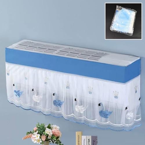 Image of AC Cover Air Conditioning Dust Cover Folding Designer - Stylish Protection for Your Air Conditioner