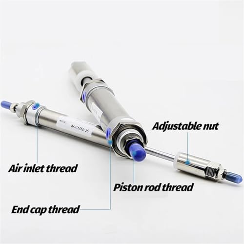 Vérin pneumatique MAJ40 pour ajustement précis machine - 4