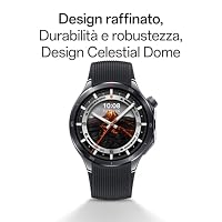 OPPO Watch X2 1,50" AMOLED Display, Bluetooth 5.2, GPS, NFC, ColorOS Watch 7.0, Dual Proc Qualcomm, 0-100% in 80min, 120h Laufzeit, 32GB ROM [Italienische Version] Lava Black – Ansicht 2