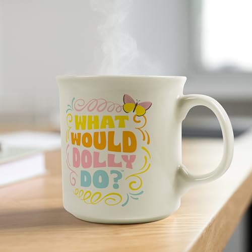 Taza de cerámica Dolly Parton 16 onzas miniatura 3