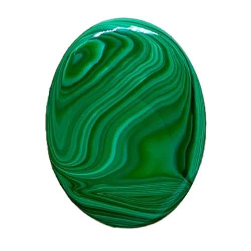 Malachite naturelle ovale 38x28mm cabochon en vrac pour la création de bijoux DIY GH_NAT_03914